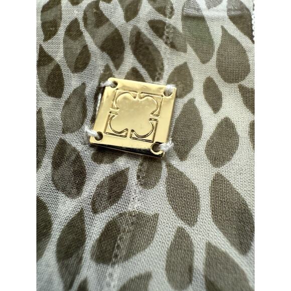 Liz Claiborne Vintage Silk Scarf Green - Picture 3 of 7